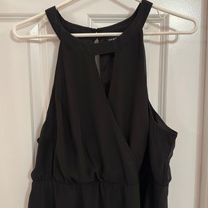 Sexy chiffon peekaboo halter
